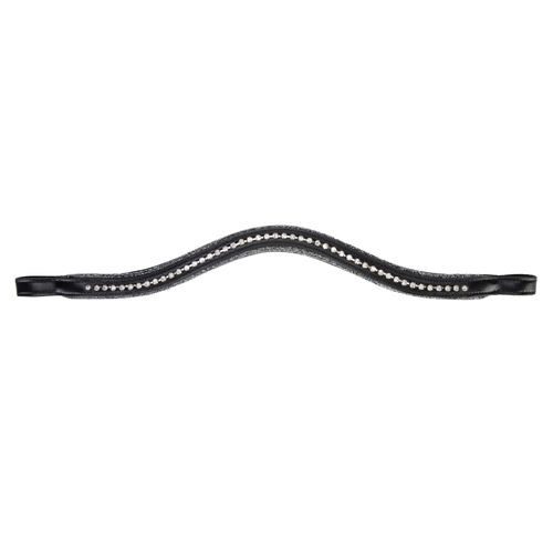Shires Velociti Rapida Micro Mixed Diamante Browband - Black