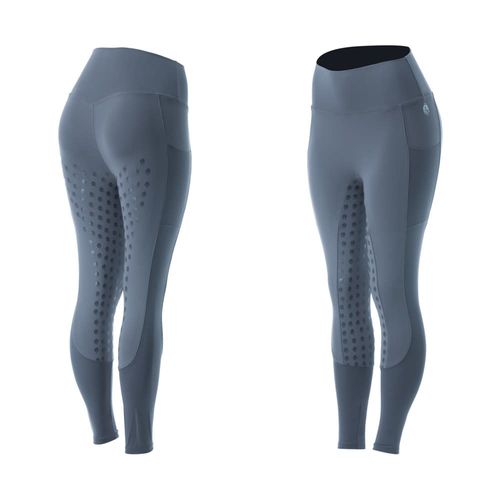 OVERSTOCK: Equinavia Women's Maja Full Seat Summer UV Tights - Medium - Flint Stone Blue