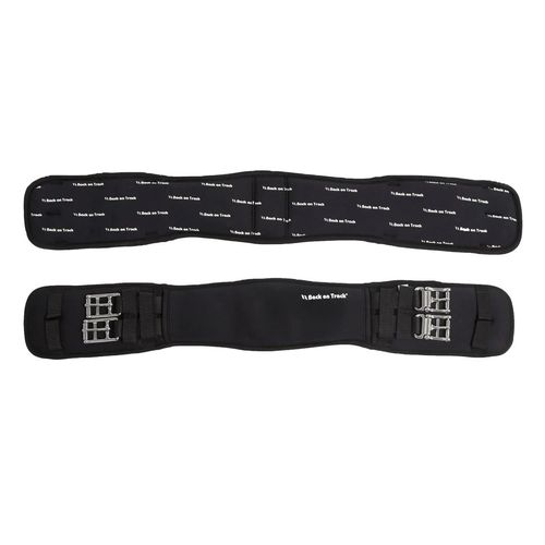 BARGAIN BARN: Back on Track Welltex Fixed Dressage Girth - 45cm - Black