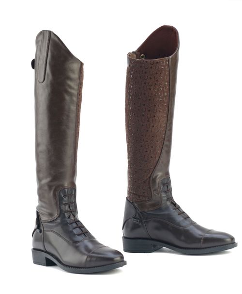 OVERSTOCK: Ovation Women's Sofia Grip Field Boot - 6 Slim Regular - Brown