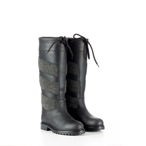 OPENBOX: Equinavia Women's Kirsten Country Boots - 8 Regular - Black