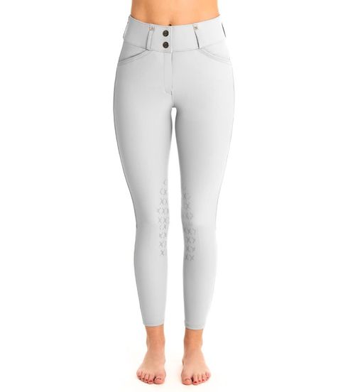OVERSTOCK: Tredstep Women's Evolute Knee Patch Breeches - 34 Regular - White