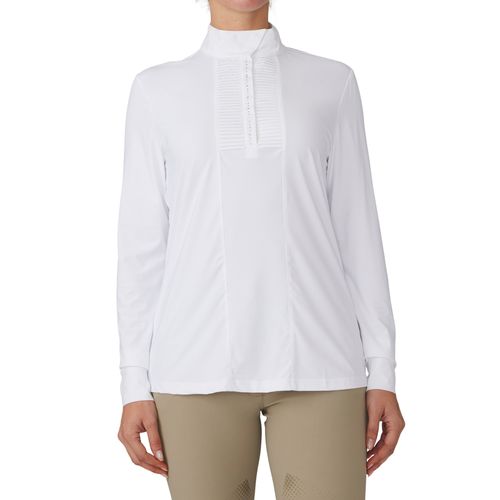 BARGAIN BARN: Ovation Women's Elegance Grace Long Sleeve Show Shirt - Medium - White