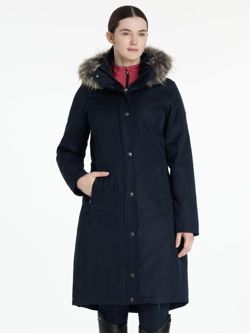 LeMieux Women's Anya Waterproof Riding Coat - Navy