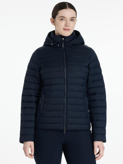 LeMieux Women's Rose Hooded Puffer Jacket - Navy