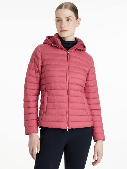 LeMieux Women's Rose Hooded Puffer Jacket - Cranberry