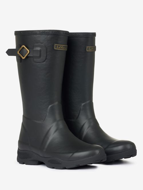 LeMieux Kids' Young Rider Ultra Stride Wellies - Black