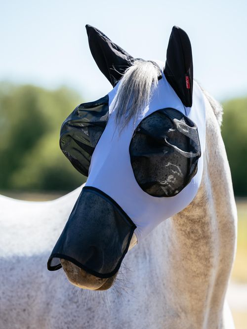 LeMieux Bug Relief Full Fly Mask - Powder Blue