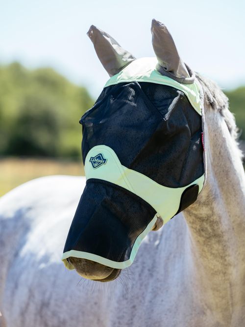 LeMieux Visor-Tek Full Fly Mask - Macaron