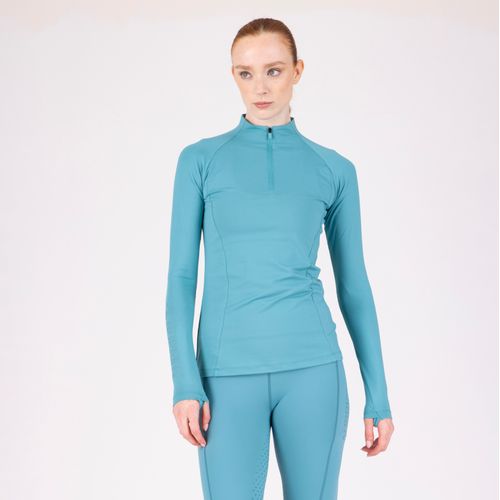 Shires Aubrion Women's React Long Sleeve Base Layer - Haze