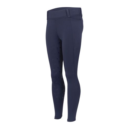 Shires Aubrion Kids' Optima MX Riding Tights - Navy