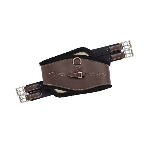 EquiFit Anatomical Jumper Girth w/UltraWool - Brown/Black