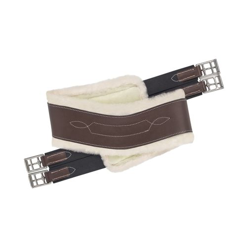 EquiFit Anatomical Hunter Girth w/UltraWool - Brown/Natural