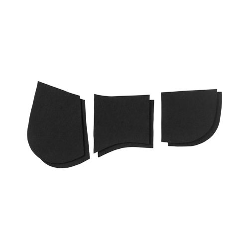EquiFit Thin ImpacTeq Half Pad Shim Set - Black