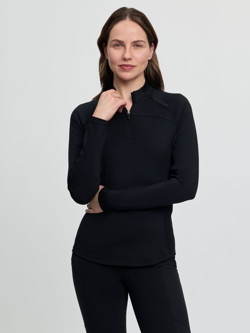 LeMieux Women's Airflow Long Sleeve Base Layer - Black