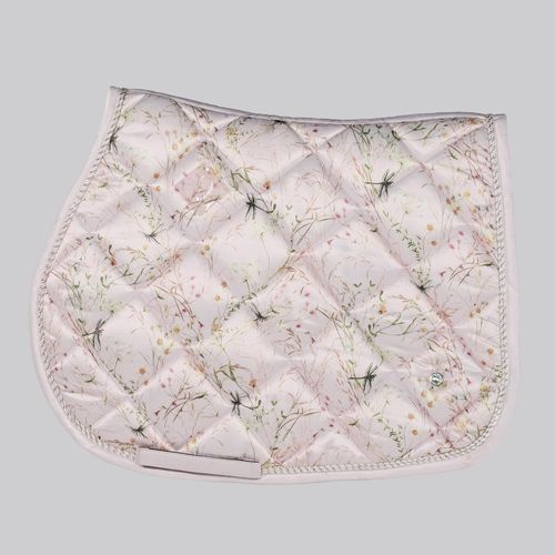 Dapplebay Jump Saddle Pad - Light Pink Dragonfly Meadow