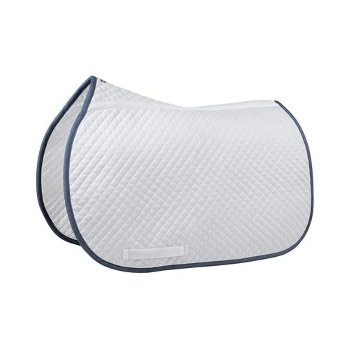 EquiFit Essential All Purpose Square Pad w/Trim - White/Navy