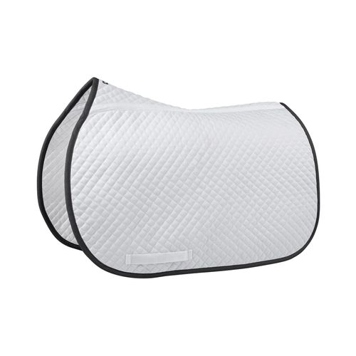 EquiFit Essential All Purpose Square Pad w/Trim - White/Black