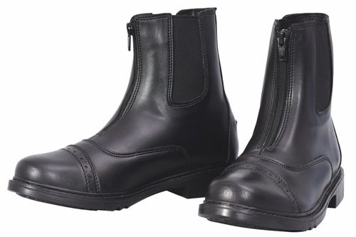 OPENBOX: TuffRider Women's Starter Front Zip Paddock Boots - 9.5 Regular - Black