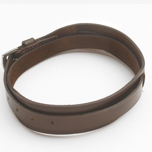OPENBOX: Ovation Kids' Leather Garter Strap - Medium - Brown