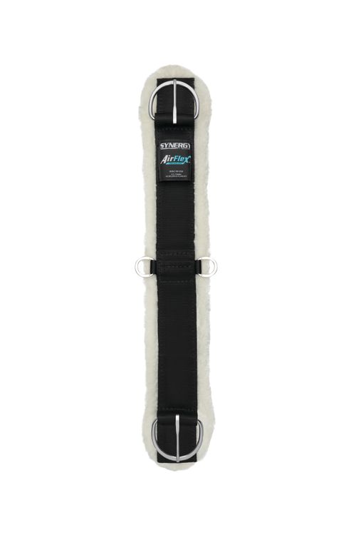 Weaver AirFlex Straight Cinch w/Merino Wool Fleece Liner - Black