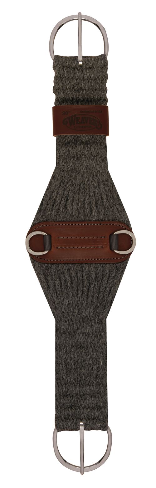Weaver 100% Alpaca Roper Flat Cinch - Dark Grey