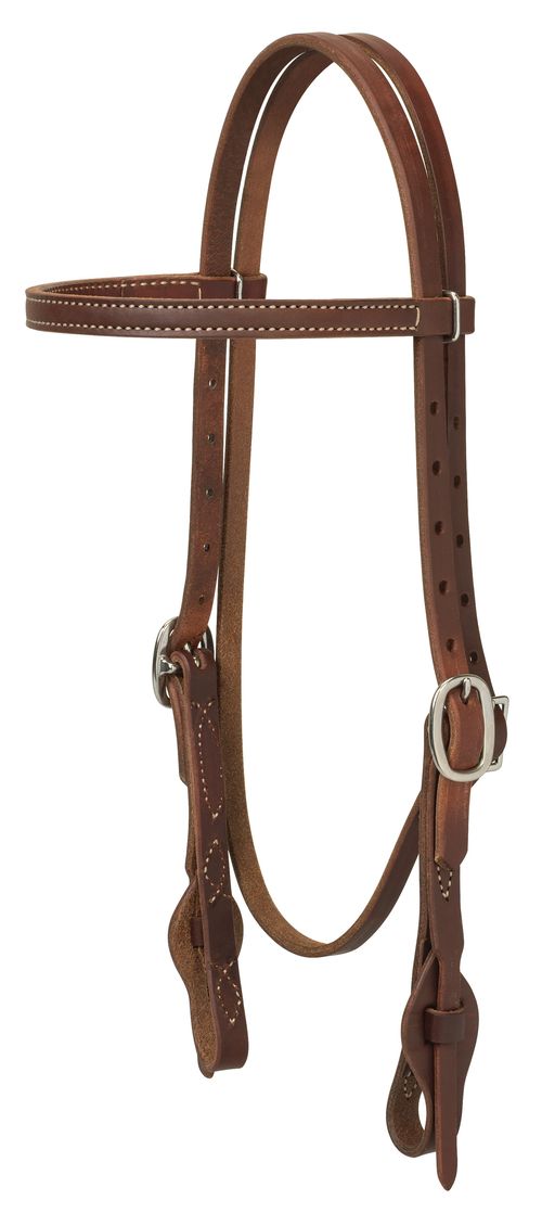 Weaver Working Tack Quick-Change Browband Headstall - Golden Chestnut