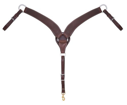 Weaver Basin Cowboy Roper Breast Collar - Brown