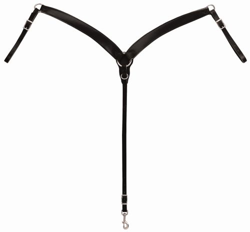 Weaver Contoured Ring Center Breasts Collar - Black