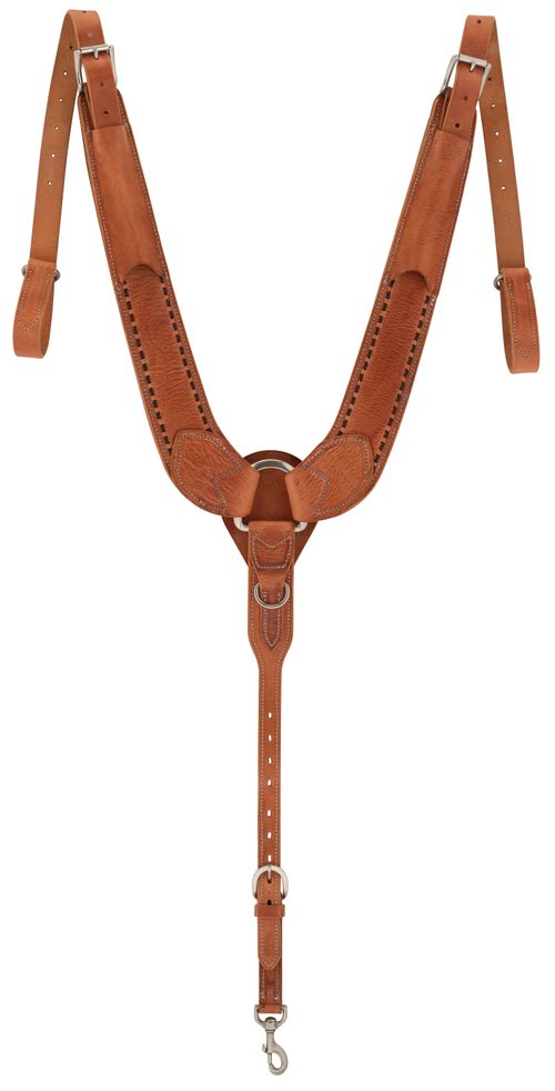 Weaver Buckstitch Dawn Pulling Breast Collar - Russet