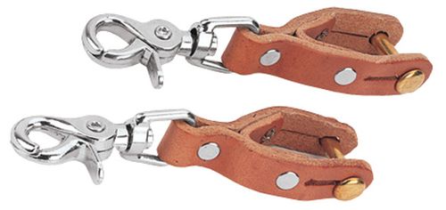 Weaver Slide Assembly for Leather Draw Reins - Russet
