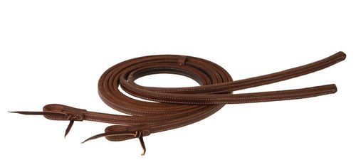 Weaver Heavy End Split Reins - Russet