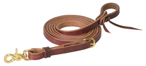 Weaver Working Tack Roper Reins - Golden Chestnut/Brass