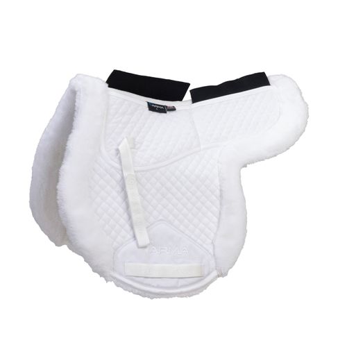 OPENBOX: Shires ARMA Shaped Pad w/Corrective Shims - 18 - White