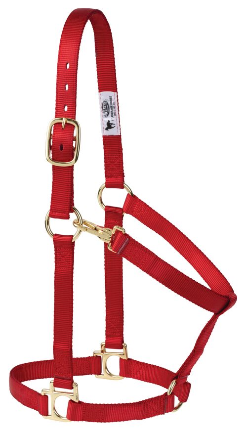 Weaver Poly Non-Adjustable w/Throat Snap - Red