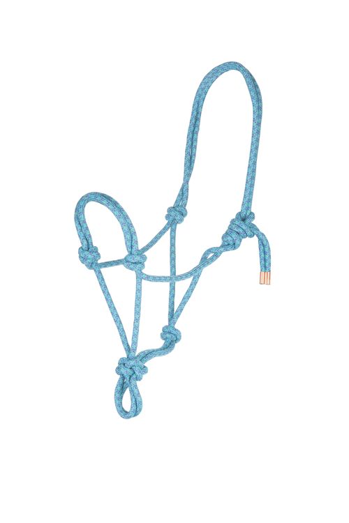 Weaver Diamond Braided Horse Rope Halter - SB/RA/LI