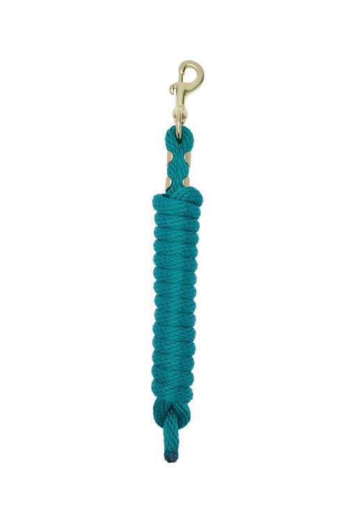 Weaver Value Lead Rope w/Brass Plated Snap - Teal