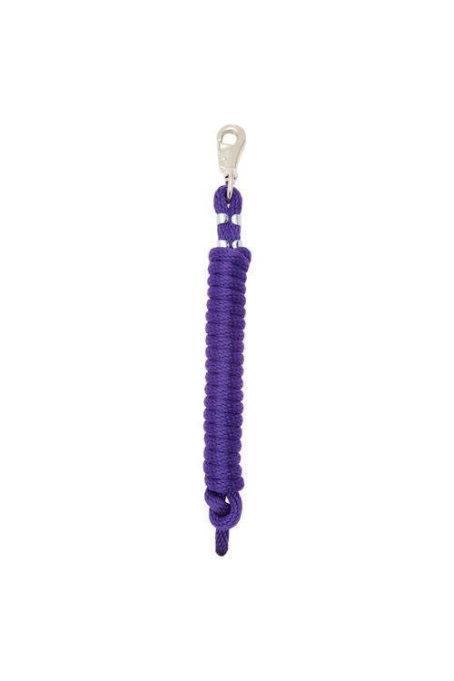 Weaver Poly Lead Rope w/Nickle Plated Bull Snap - Purple