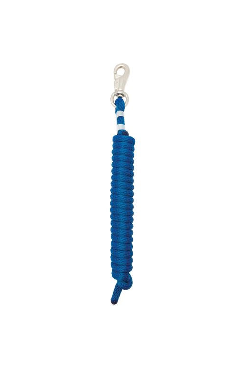 Weaver Poly Lead Rope w/Nickle Plated Bull Snap - Blue