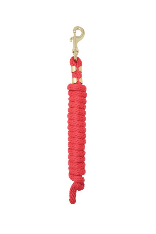 Weaver Value Lead Rope w/Brass Plated Snap - Red