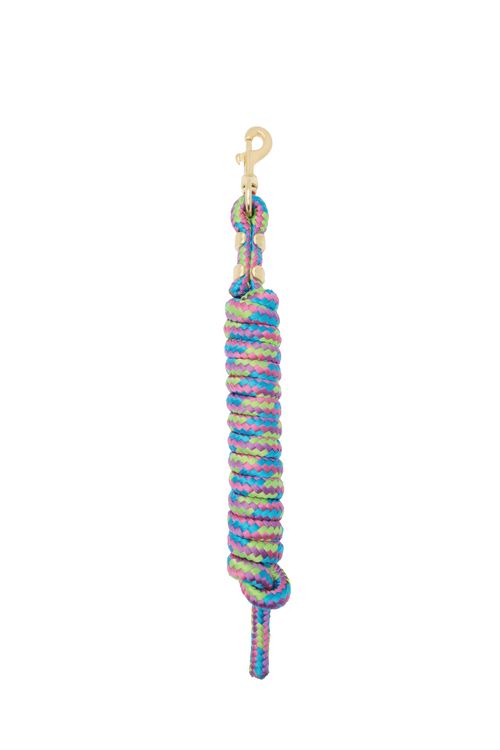 Weaver Mini/Pony Lead w/Brass Snap - Pink Fusion/Purple Jazz/Hurricane Blue/Lime