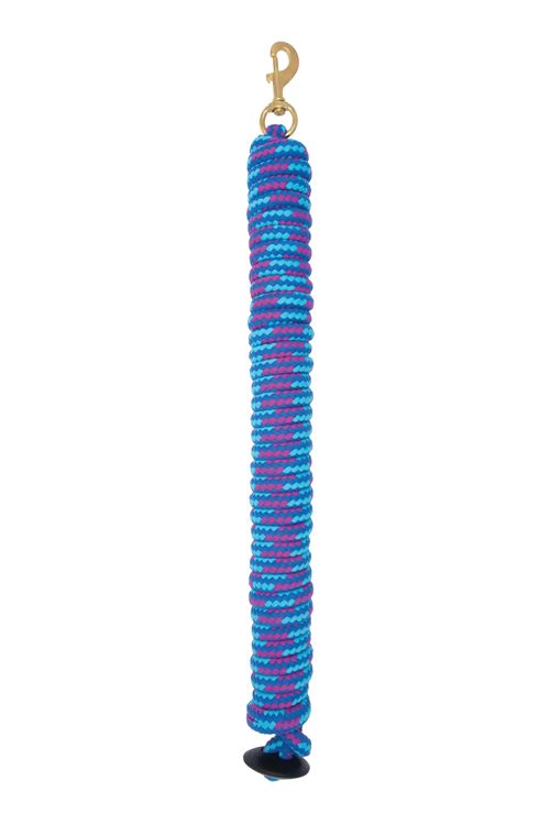 Weaver Rounded Cotton Lunge Line - Blue/Purple/Hurrican Blue
