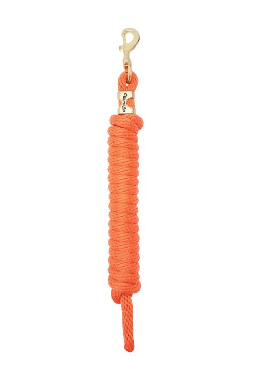 Weaver Poly Lead Rope w/Solid Brass Snap - Orange
