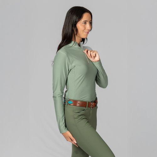 Equinavia Women's Aurora Long Sleeved Training Shirt - Lily Pad