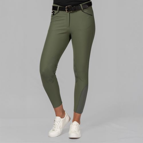 Equinavia Women's Elisabet Knee Patch Breeches - Thyme