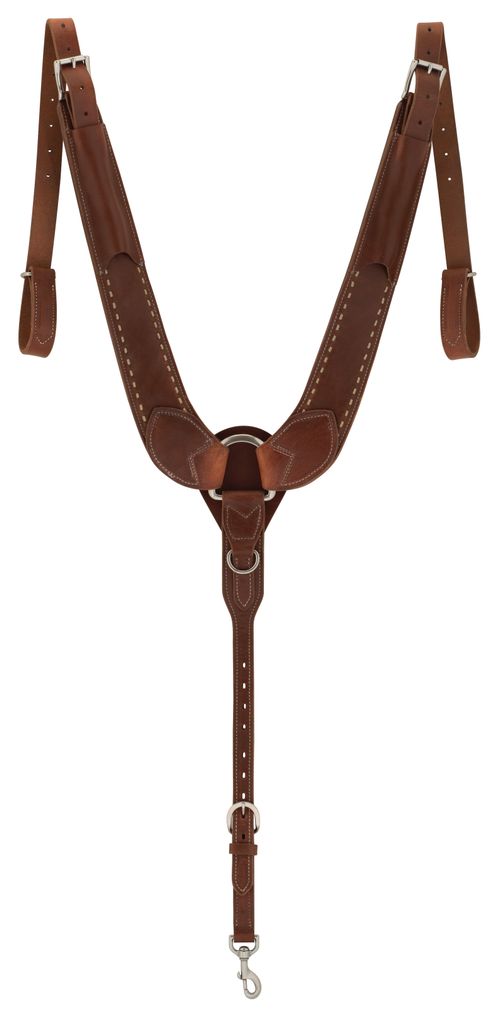 Weaver Buckstitch Dusk Pulling Breast Collar - Russet