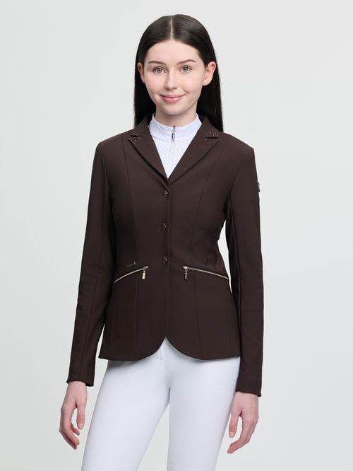 LeMieux Kids' Brilliance Junior Pro Show Jacket - Espresso