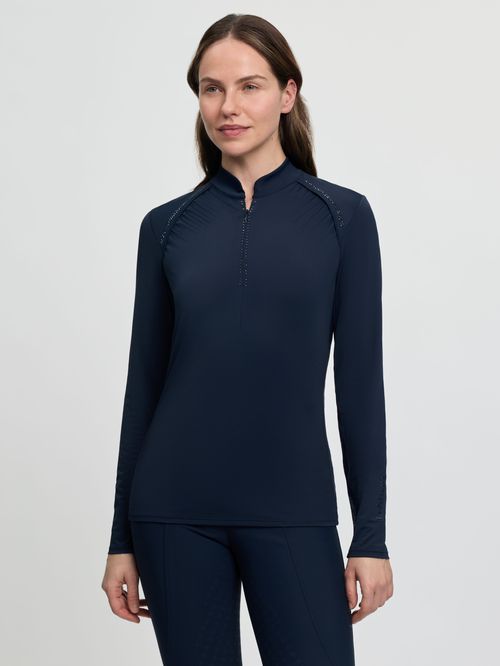 LeMieux Women's Brilliance Heyden Lightweight Base Layer - Navy
