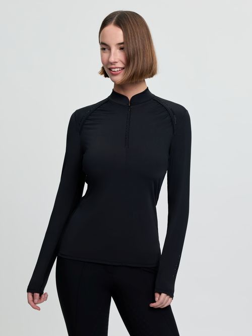 LeMieux Women's Brilliance Heyden Lightweight Base Layer - Black