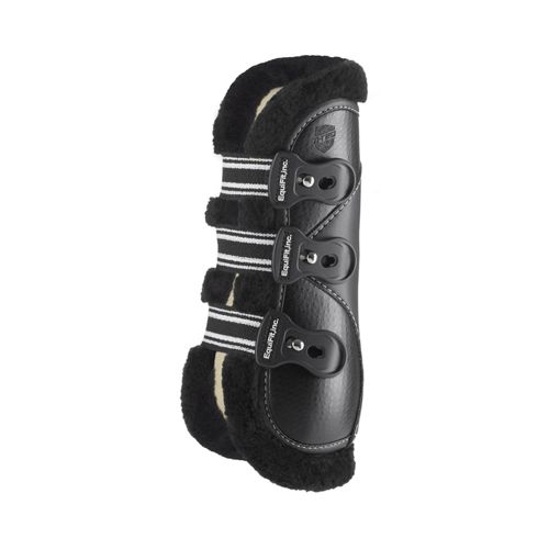 EquiFit D-Teq Front Boot w/UltraWool - Black Ostrich/Black